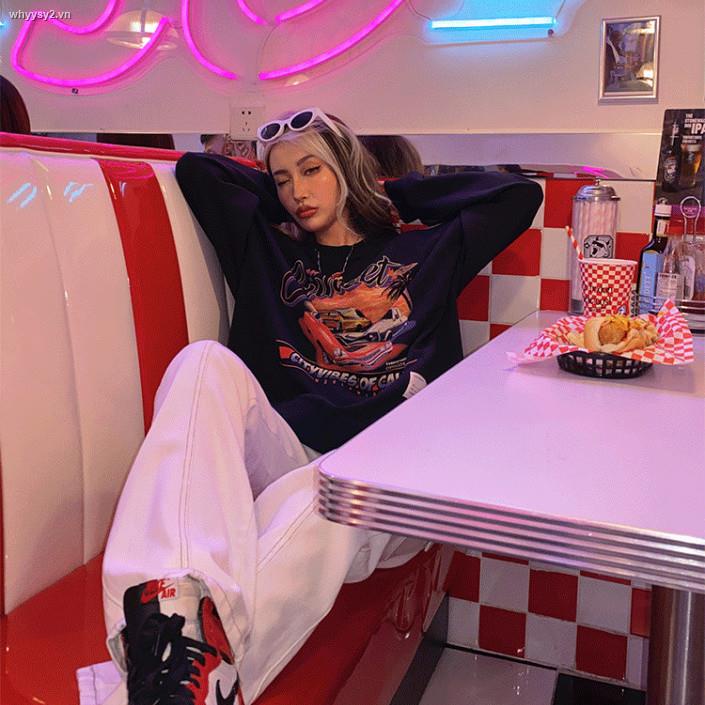 Áo Sweater Cổ Tròn Phong Cách Hip Hop Âu Mỹ Thời Trang Xuân Thu Cho Nữ | BigBuy360 - bigbuy360.vn