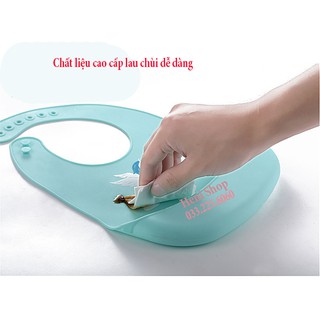 Yếm Máng Silicon cho bé siêu nhẹ ,siêu bền