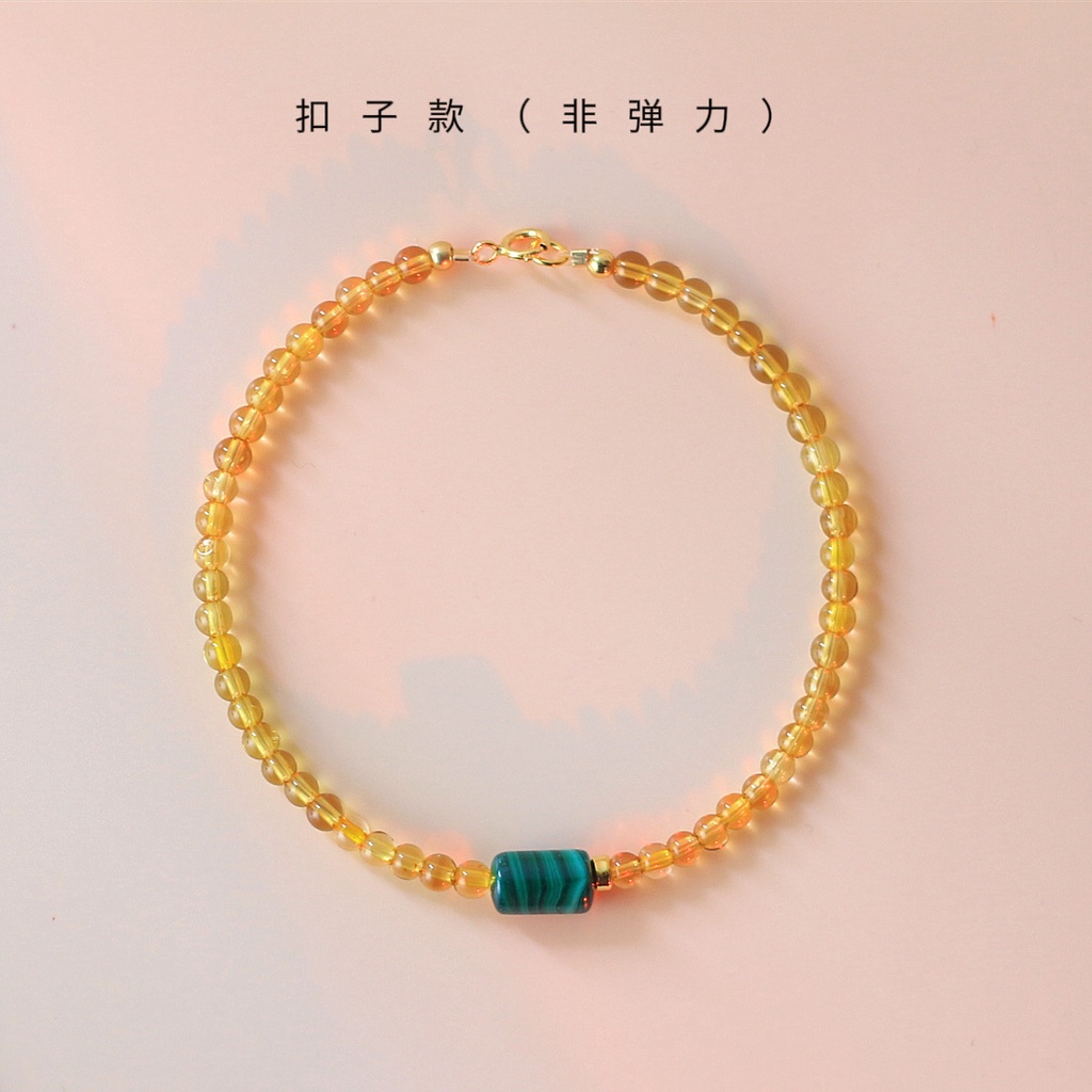 [Hàng Mới Về] Vòng Tay Chuỗi Hạt Malachite Xanh Thời Trang