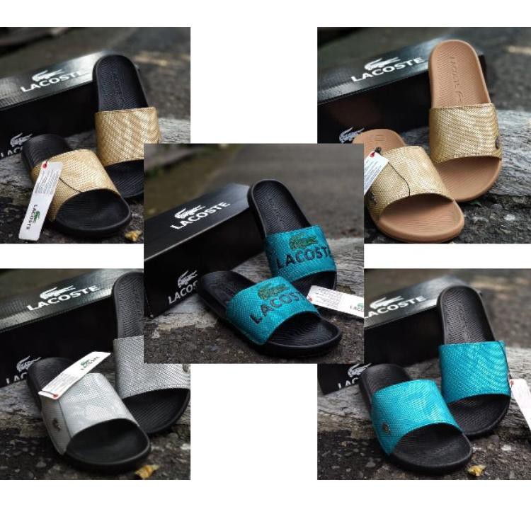 Tái tạo.. Giày sandal LACOSTE SLIDE chính hãng