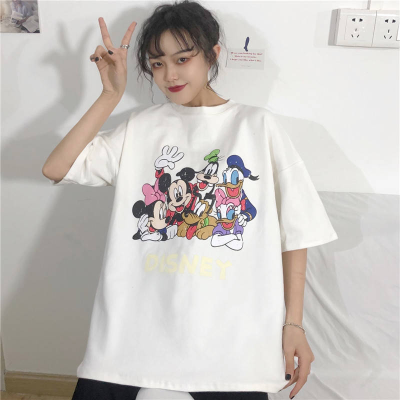 NRVP Áo Thun Nữ Cổ Tròn Tay Ngắn Thời Trang 2021