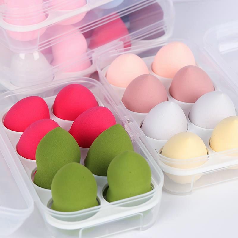 Set 8 mút trang điểm hình trứng, mút tán phấn