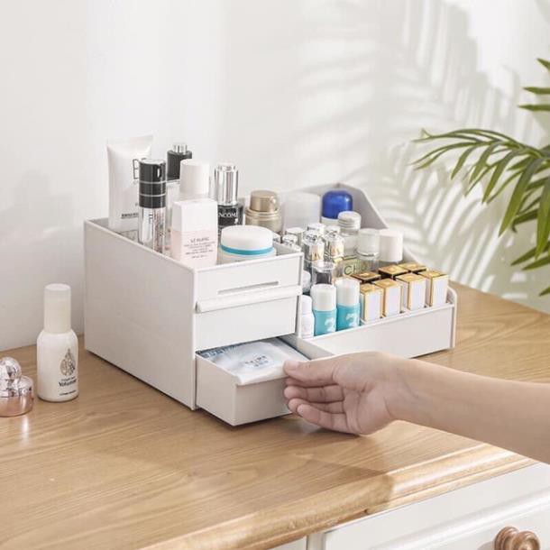 [Thánh sắp xếp] Kệ mỹ phẩm 2 tầng siêu bền