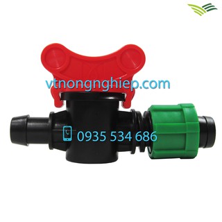 10 Van khóa ống nhỏ giọt phi 16mm