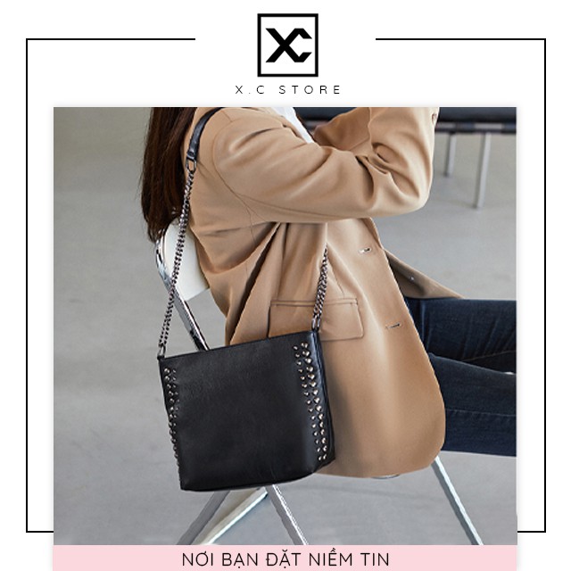 [RẺ NHẤT SHOPEE] Túi tote da nữ đeo chéo đeo vai XC-9500, đựng laptop ipad, sách giáo án, kiểu dáng hàn quốc sang chảnh