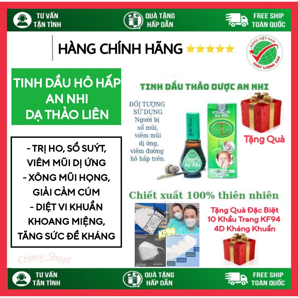 Tinh Dầu_An_Nhi_Dạ_Thảo_Liên, Tinh_Dầu_Thảo_Dược_An Nhi [Tặng_10_Khẩu_Trang_KF94 ]