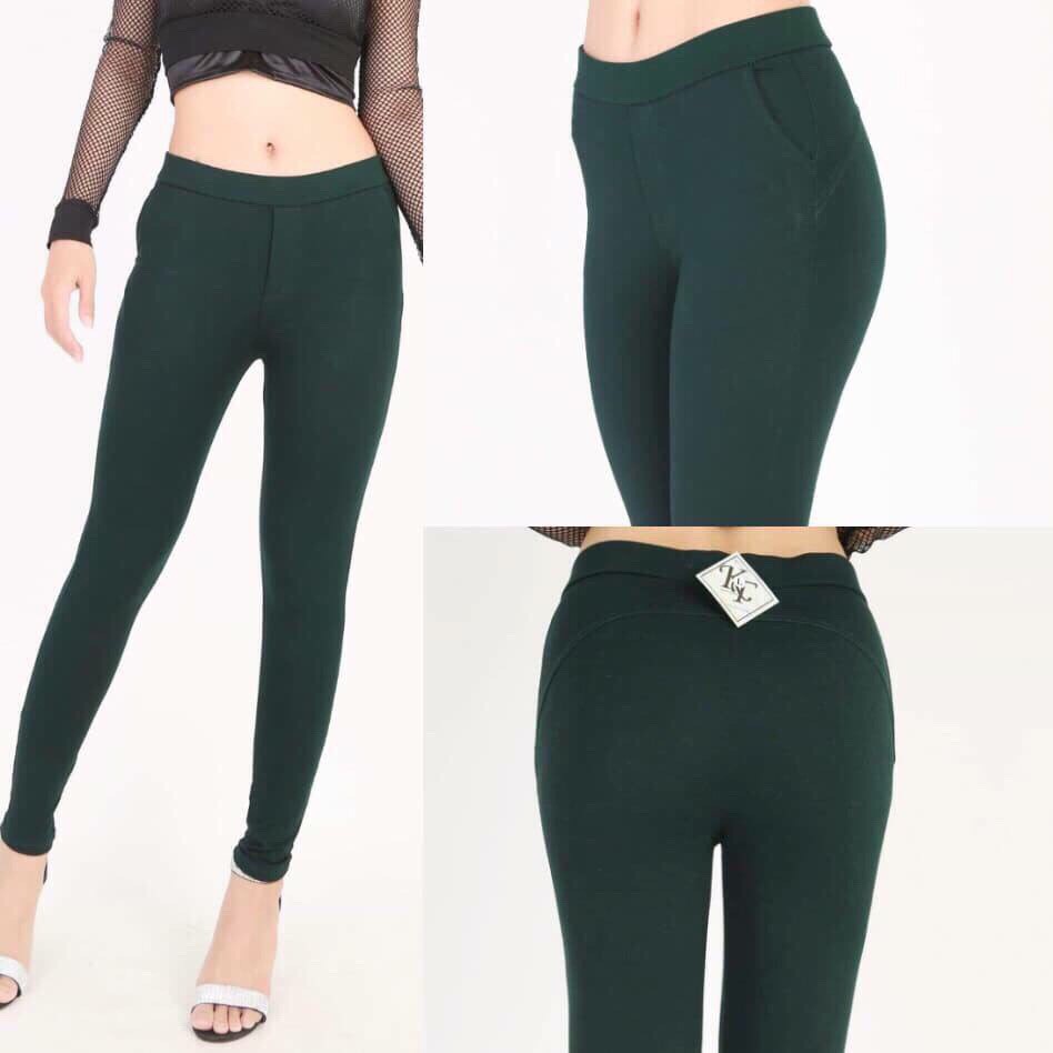 QUẦN LEGGING NÂNG MÔNG CAO CẤP MÀU XANH RÊU | BigBuy360 - bigbuy360.vn