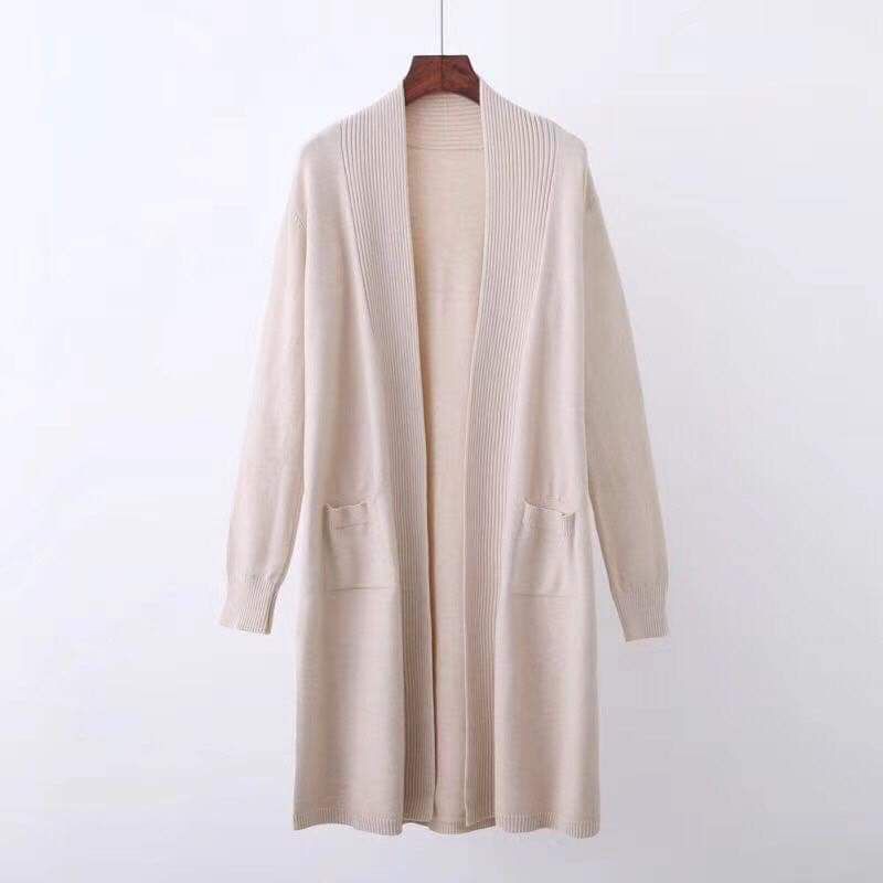 Áo khoác cardigan dáng dài mịn dày hàng cao cấp
