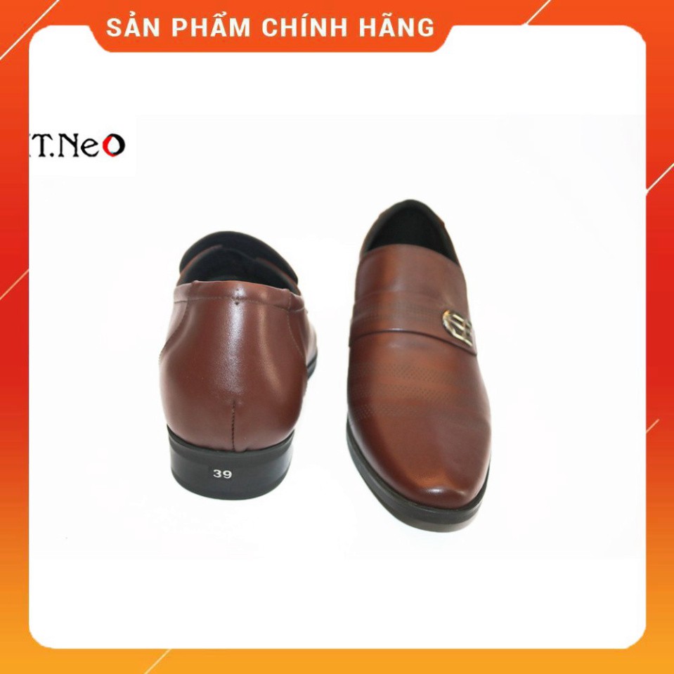 Giày nam tăng chiều cao 💔 HT.NEO 💔 da bò thật 100% kết hợp đế cao su cao ngay 6cm cực đẹp kết hợp quần tây siêu lịch s