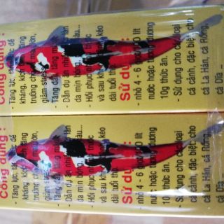 Vitamin tăng lực cho cá cảnh