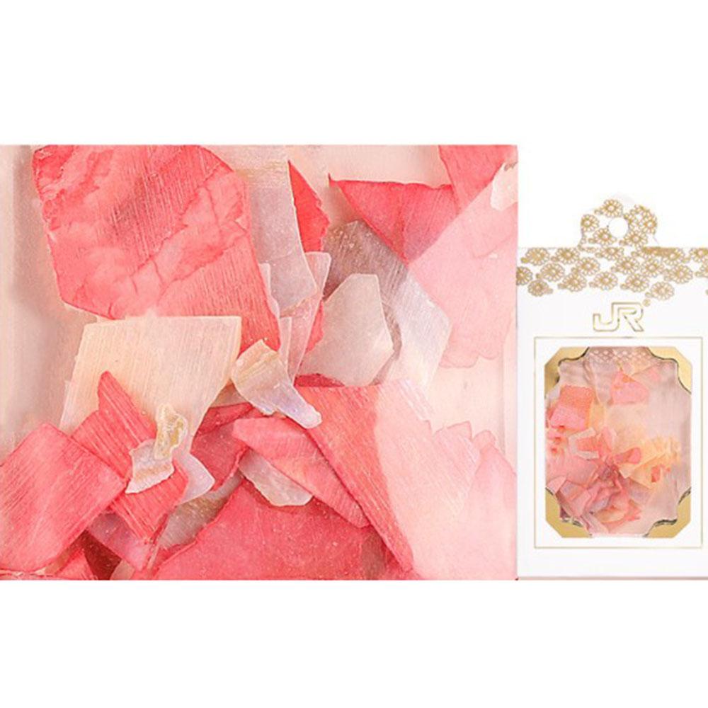 Hạt Kim Sa Vỏ Sò Lấp Lánh Tự Nhiên Nhiều Kích Thước Hỗn Hợp Trang Trí Móng Tay DYRUIDOJ