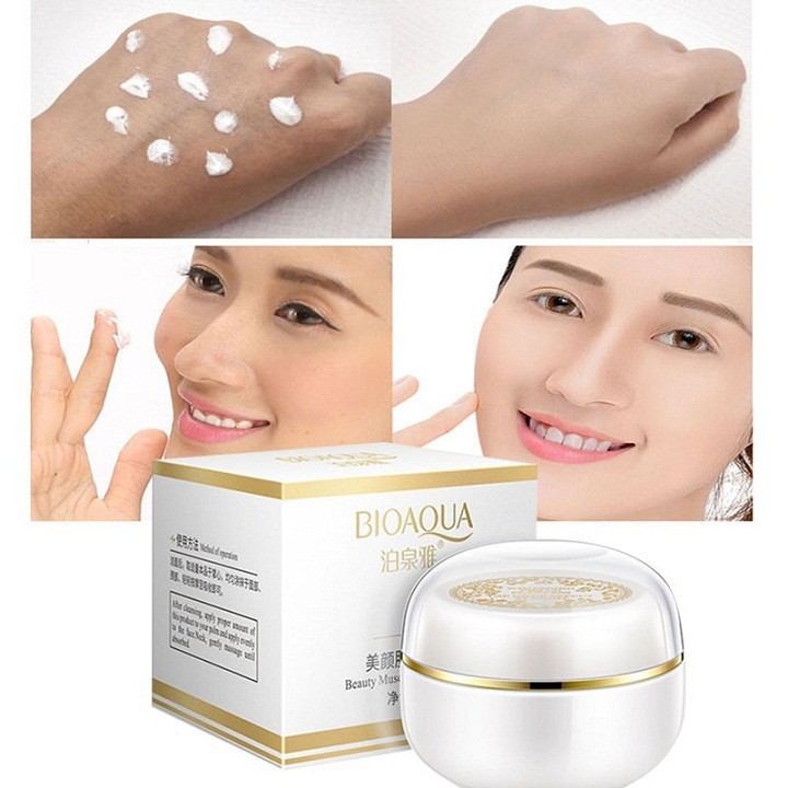 Combo Bộ trang điểm đầy đủ 9 món có kem dưỡng trắng da Bioaqua