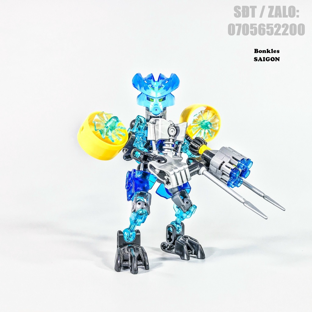 Đồ Chơi Mô Hình Vintage lắp ráp LEGO Bionicle G2 Reboot: 70780 Kivoda – Protector of Water Chính Hãng Đan Mạch (2015)