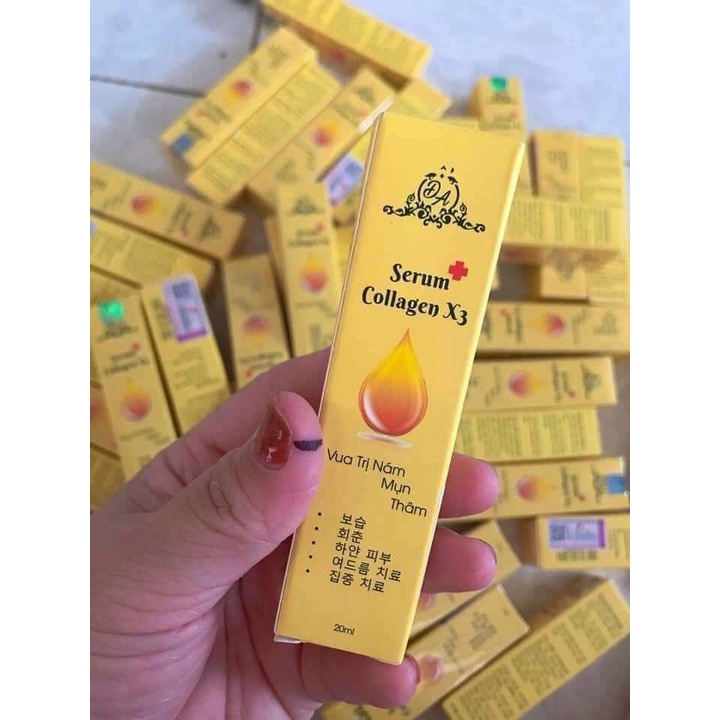 Serum Collagen X3 xóa thâm nám căng bóng da Mỹ Phẩm Đông Anh