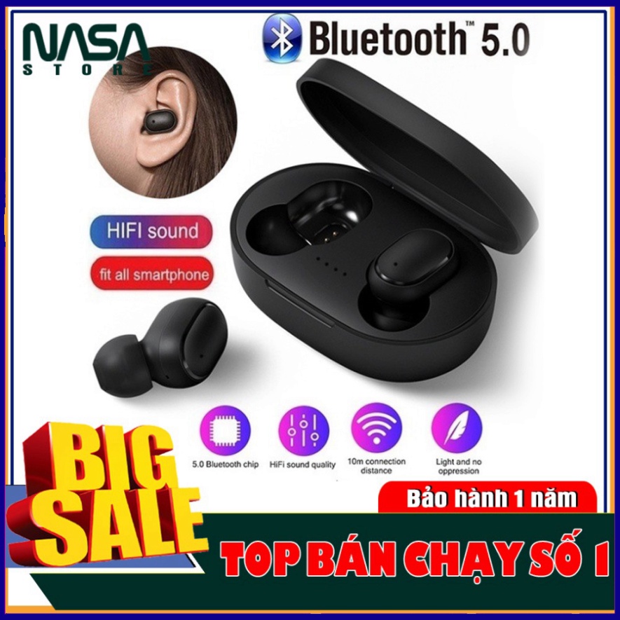 Tai Nghe Bluetooth XiaoMi Mini A6s MiPods True Wireless - Bass Cực Mạnh,Công nghệ 5.0 - BẢO HÀNH ĐỔI MỚI