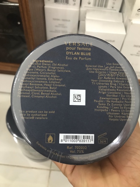 [Mã COSSALE27 giảm 80K đơn 1000K] Nước hoa Versace Pour Femme Dylan Blue EDP sp. 100ml 702032 (full seal) | BigBuy360 - bigbuy360.vn