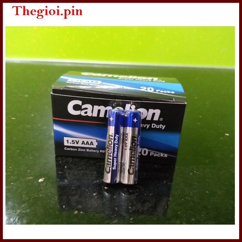 2 VIÊN PIN ĐŨA R03P AAA CAMELION (1.5 V) , PIN CARBON, PIN 3A
