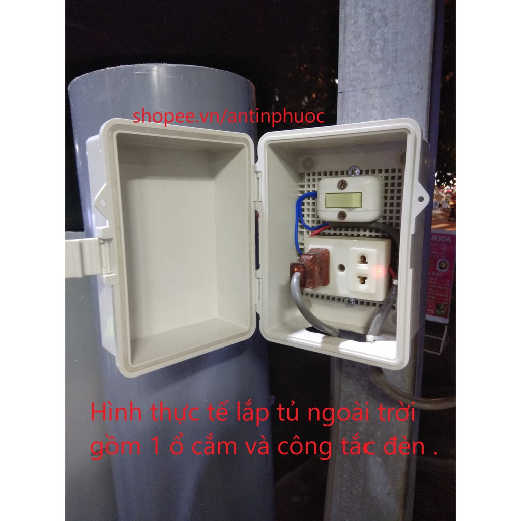 Tủ điện nhựa ngoài trời Lioa JL 00C (loại lớn) & JL 00B (loại nhỏ) Tủ điện chống nước