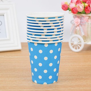 10 Cốc Giấy Chấm Bi Trang Trí Tiệc Sinh Nhật