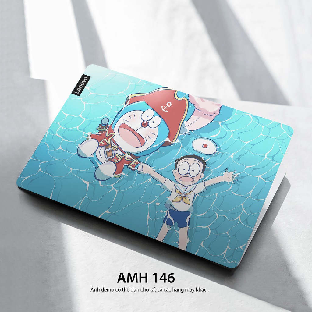 Bộ skin dán laptop mẫu Doraemon / Có mẫu decal dán cho tất cả các hãng máy tính