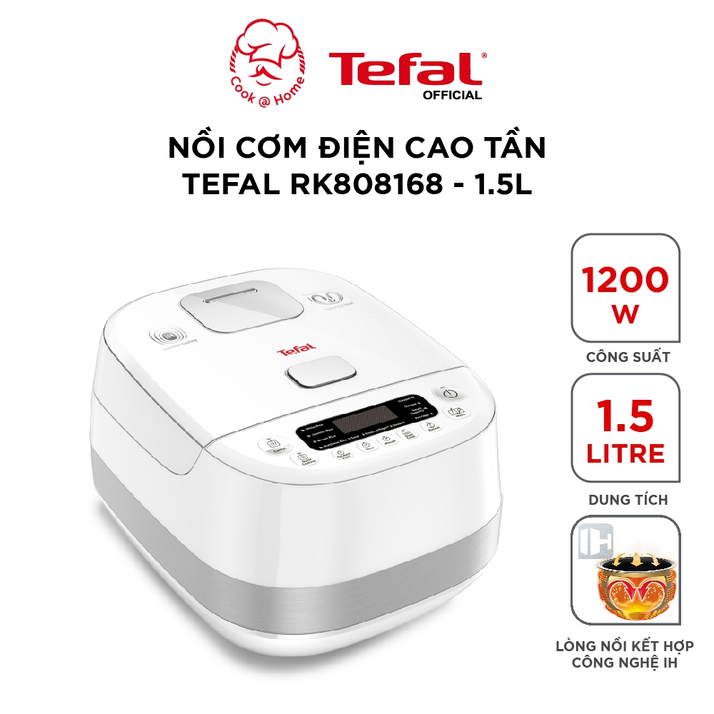 Nồi cơm điện tử cao tần Tefal RK808168 1.5L 1200W