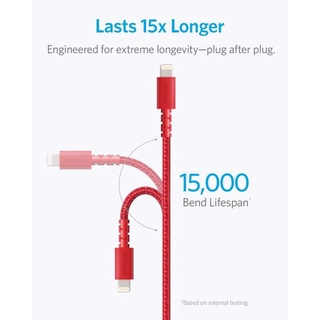 Cáp sạc ANKER PowerLine Select+ Lightning dài 1.8m - A8013