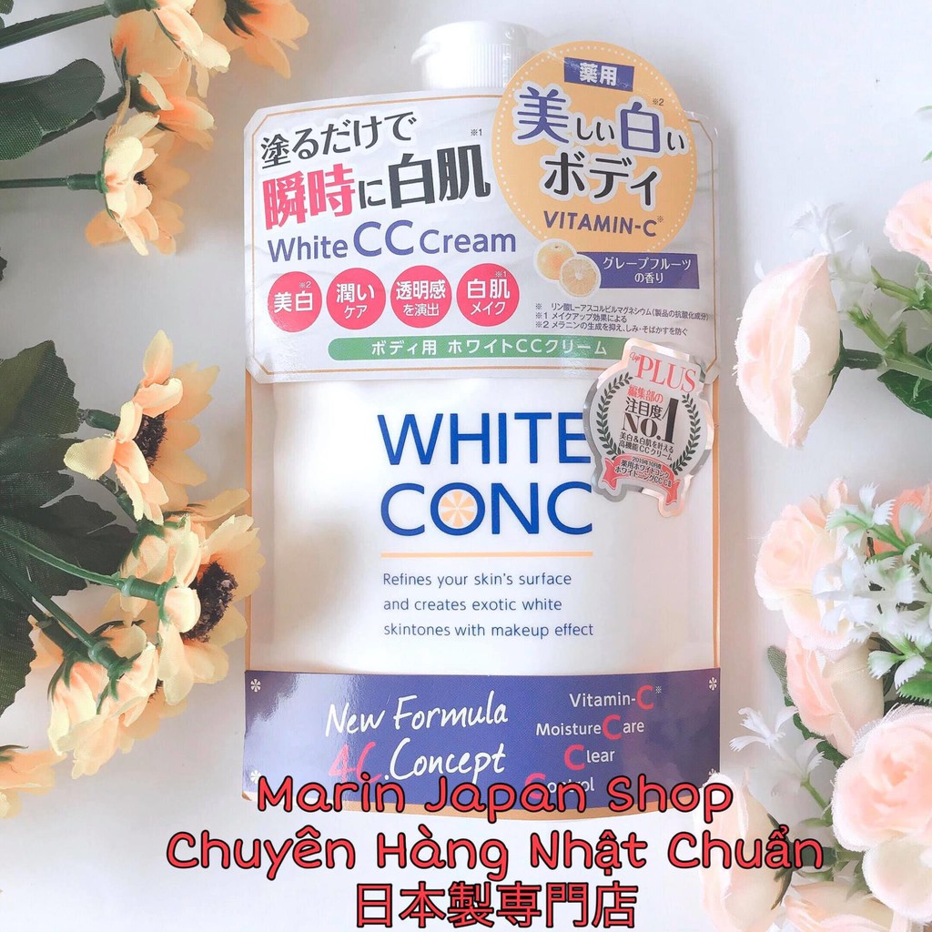 Bộ dưỡng trắng da Body trọn bộ white ConC