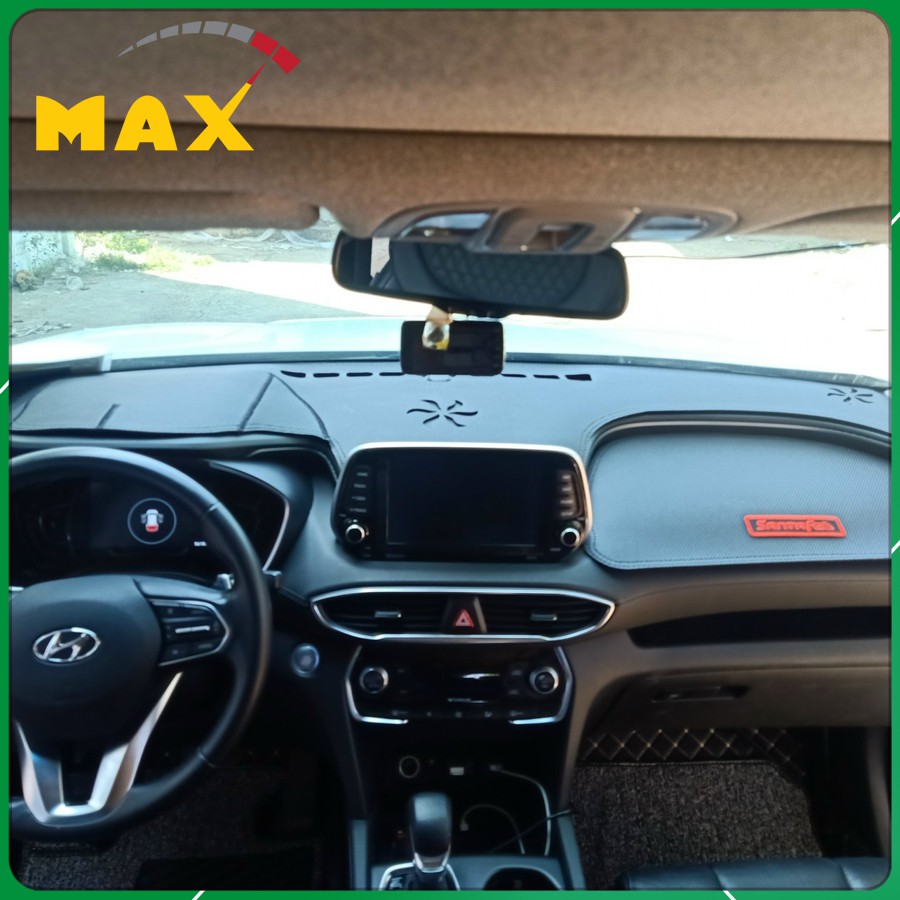 Thảm Taplo Hyundai Chất Liệu Nhung, Da Cacbon Và Da Vân Gỗ Chống Nắng Max Store