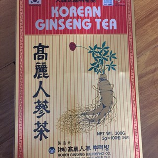 Trà sâm hàn quốc 100 gói x 3g