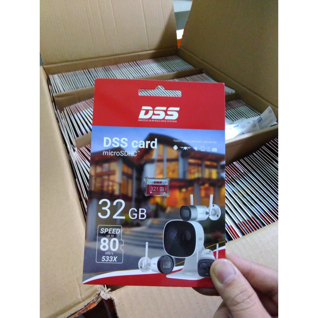 Thẻ Nhớ Micro SD 32GB Class 10 U1 chuyên dụng cho Camera, Máy quay DSS Dahua Chính hãng