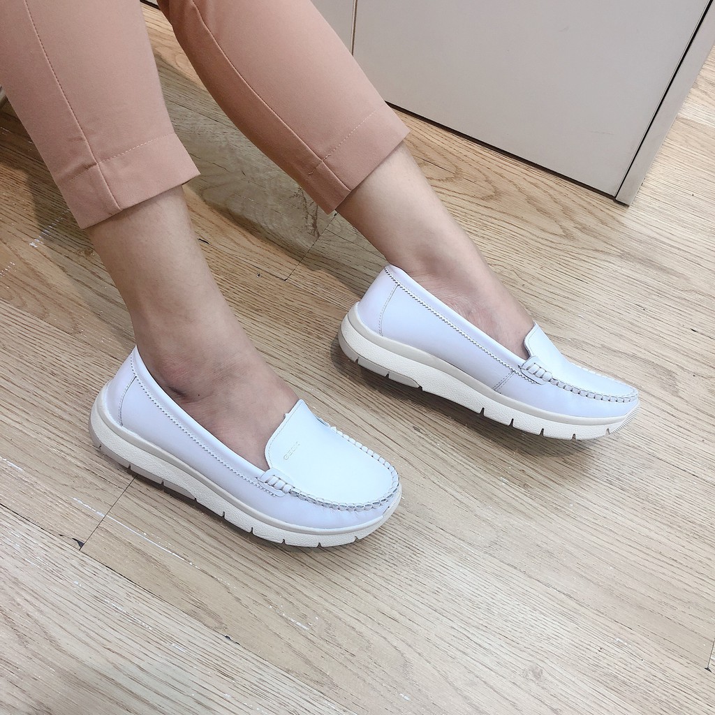 GIÀY MỌI G E O X ĐỘN ĐẾ CHẤT DA THẬT SIÊU ÊM 004185 | BigBuy360 - bigbuy360.vn