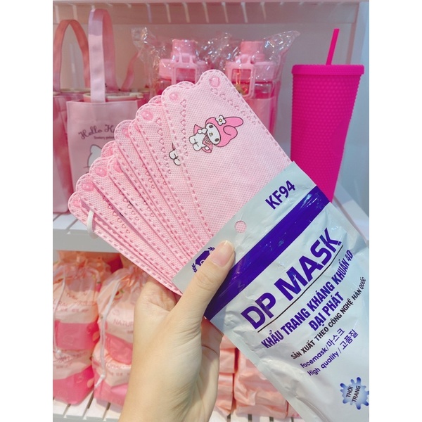 Set 10 Khẩu Trang Hello Kitty x Melody