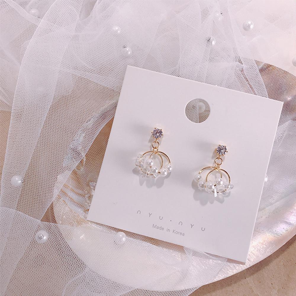 EXPEN Bông Tai Ngọc Trai Thời Trang Dành Cho Nữ