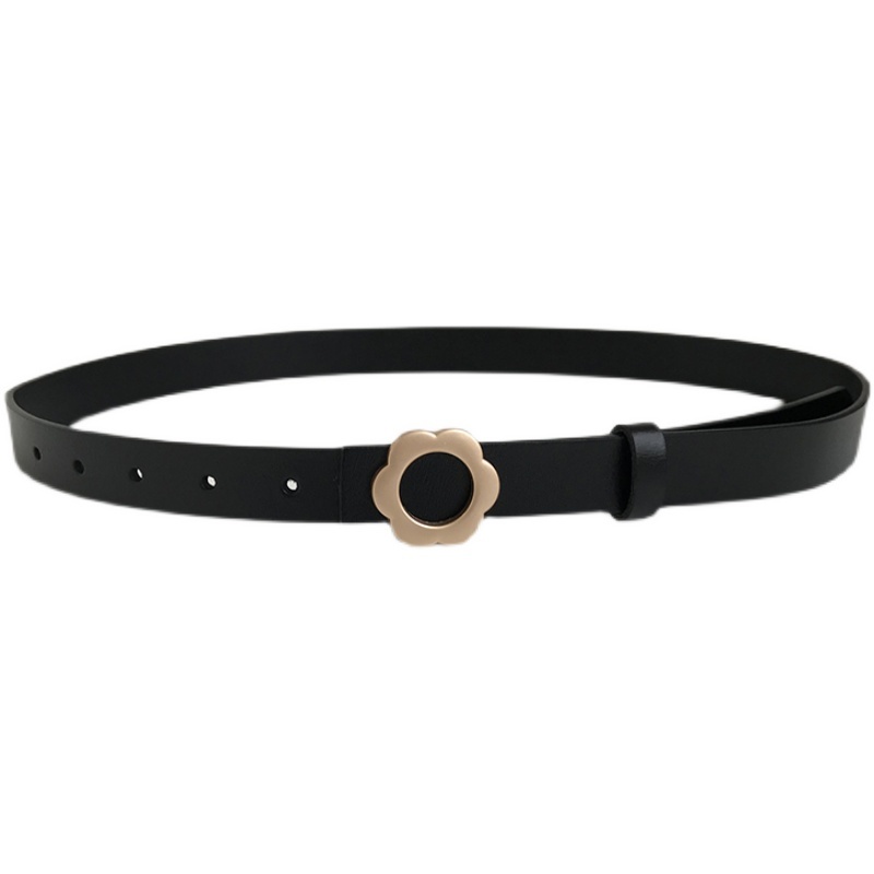 Thắt Lưng Da Khóa Kim Loại Đơn Giản Thời Trang Cho Nữ