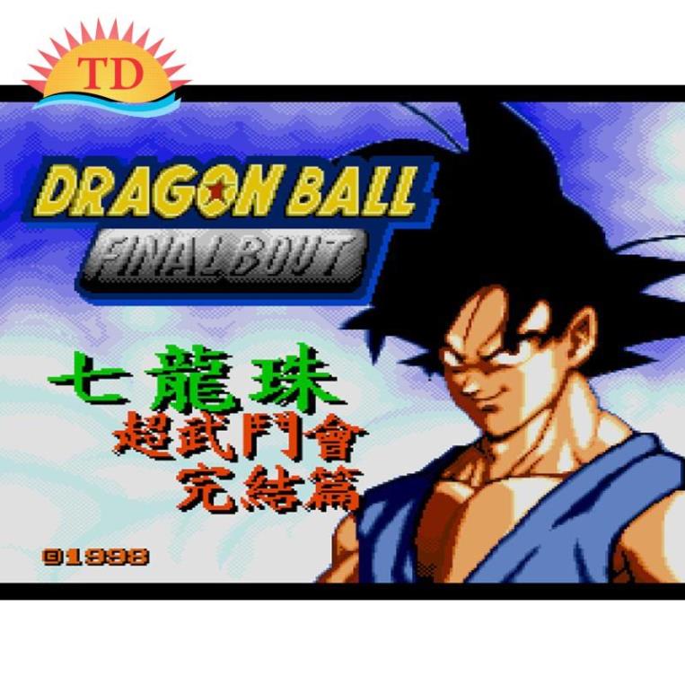 Băng game Dragon Ball Final Bout cho máy SEGA độ phân giải 16 bit