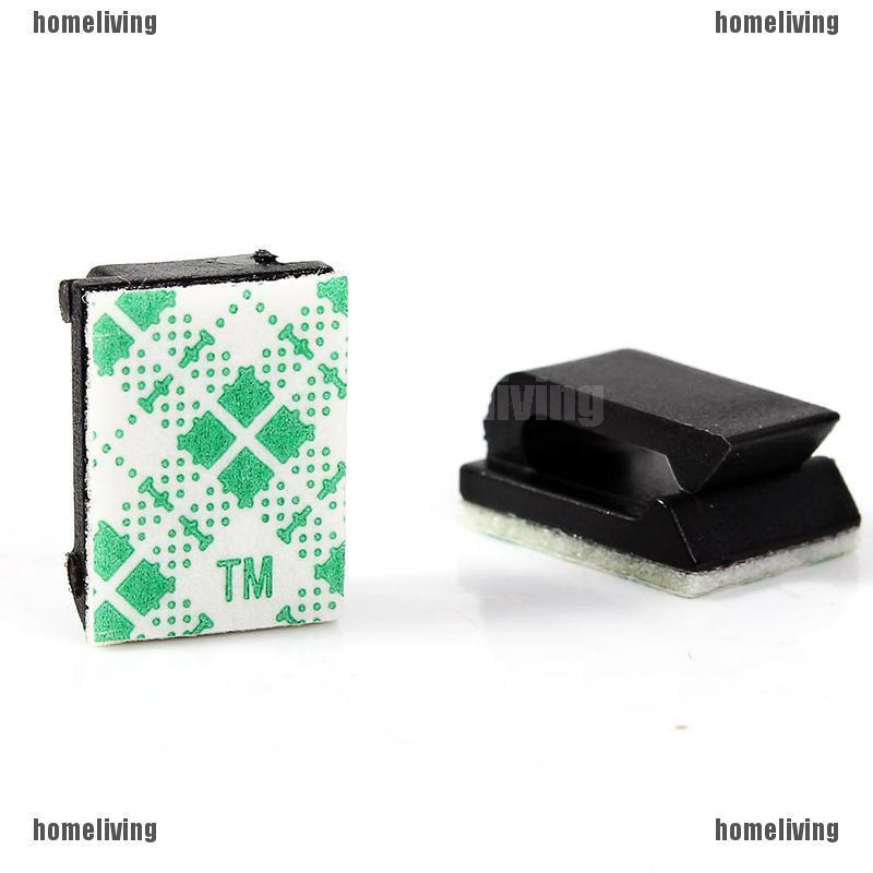 ❤❤Set 10 Kẹp Cố Định Dây Cáp Gọn Gàng Trên Xe Hơi