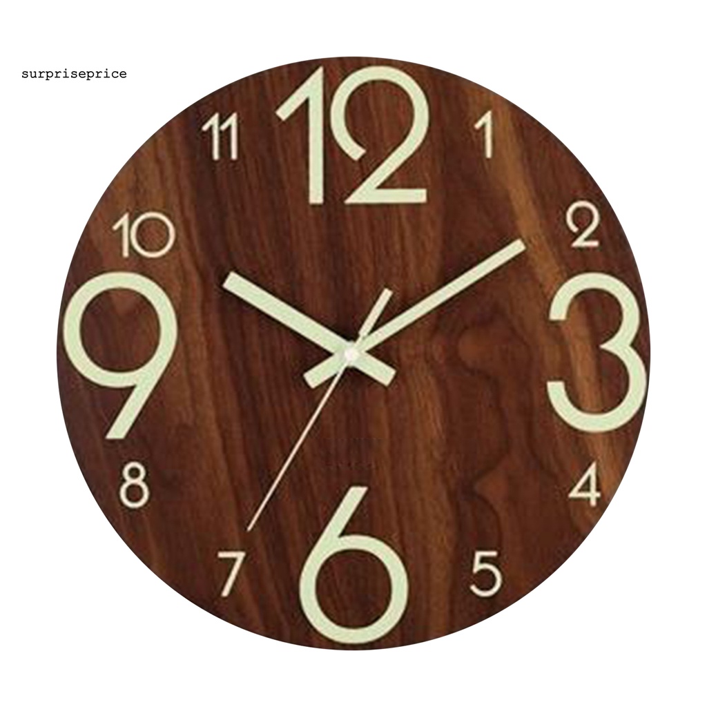 Đồng hồ treo tường phát quang 2 kiểu độc đáo trang trí nhà cửa