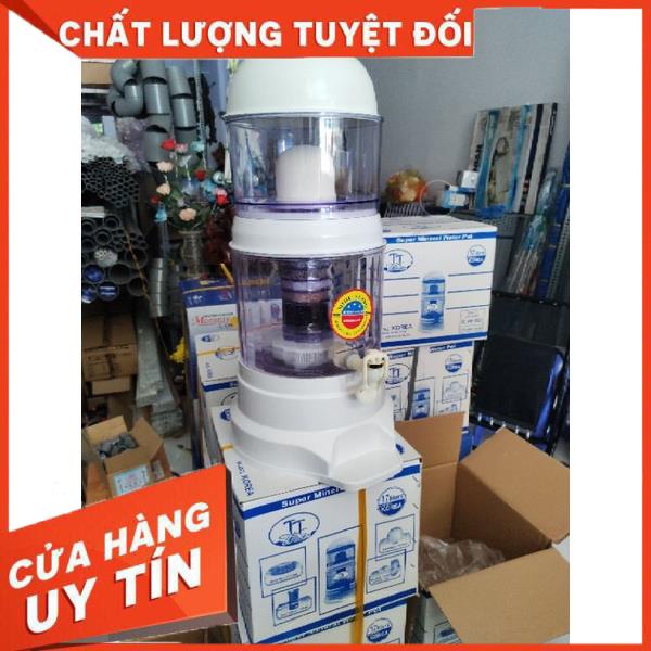 [Mã LIFEHL50K giảm 10% đơn 200K] Bình lọc nước cao cấp 17lit,bình lọc nước uống trực tiếp