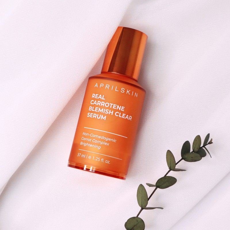 Tinh Chất Giảm Mụn Phục Hồi Sáng Da Sau Mụn Chiết Xuất Cà Rốt AprilSkin Real Carrotene Blemish Clear Serum