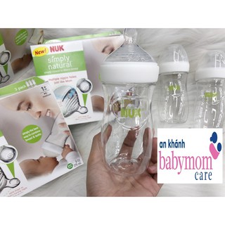 Bình sữa nuk simply natural 150ml 270ml