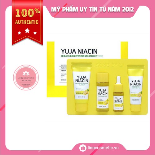 Bộ dưỡng trắng da yuja niacin some by mi