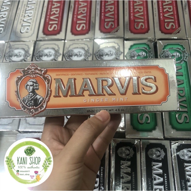 Kem đánh răng Marvis của Ý 85g made in Italy