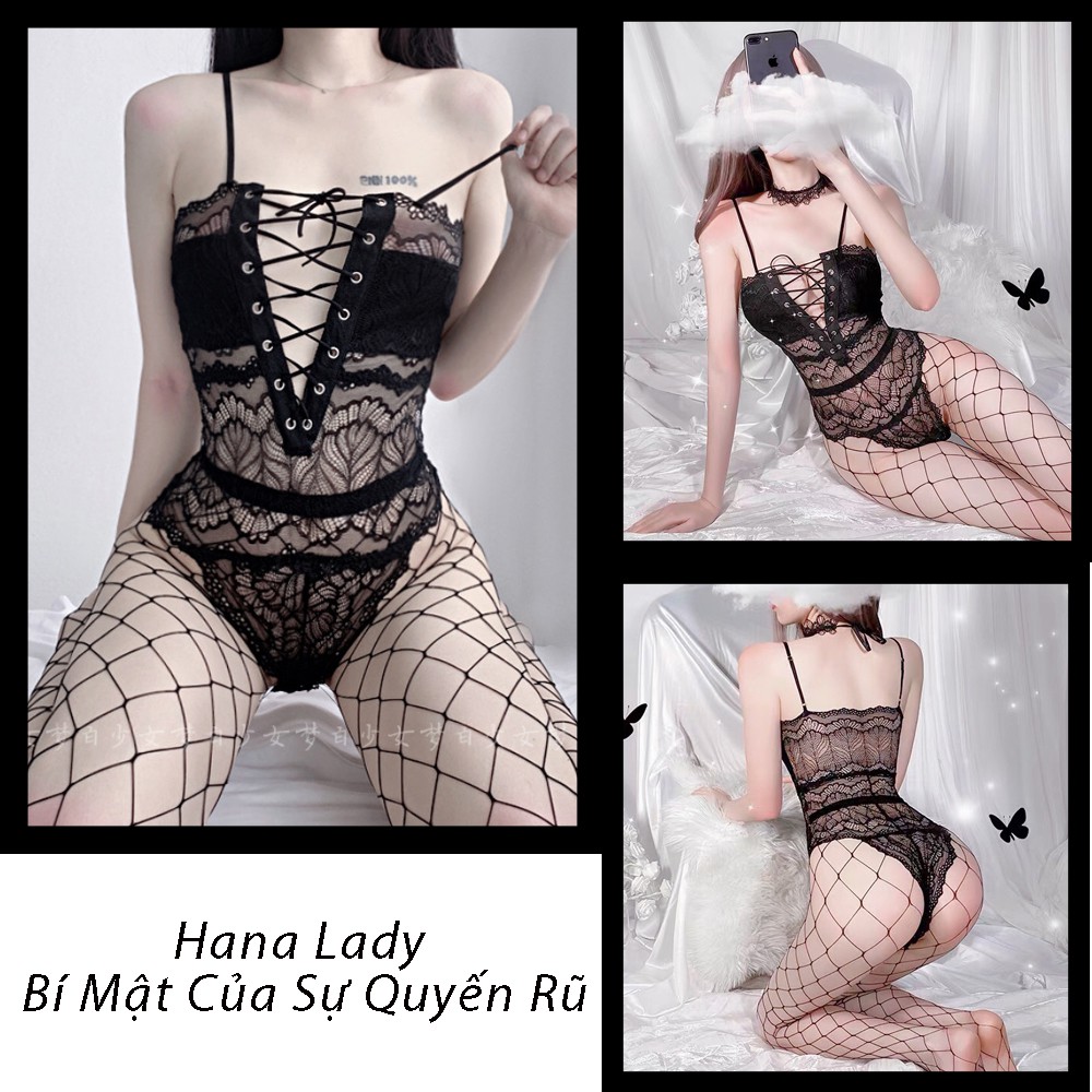 Jumsuit ren sexy cao cấp, Bodysuit quyến rũ gợi cảm VN138B