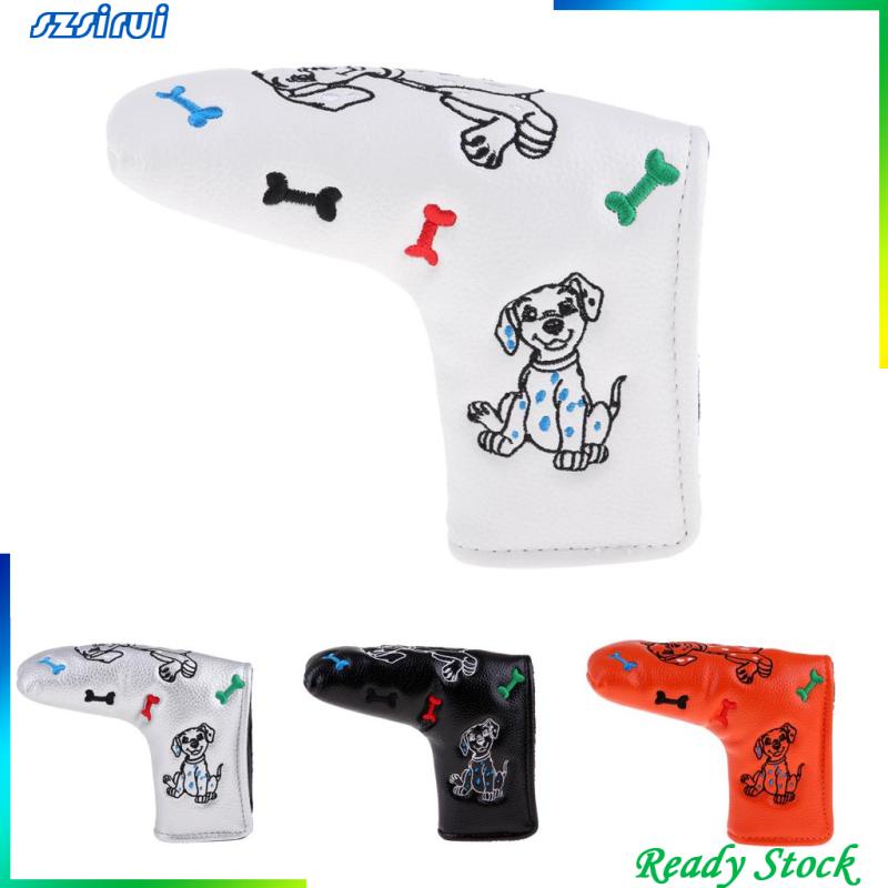 Vỏ Bọc Bảo Vệ Đầu Gậy Đánh golf Bằng Da pu Chống Thấm Nước Màu Trắng