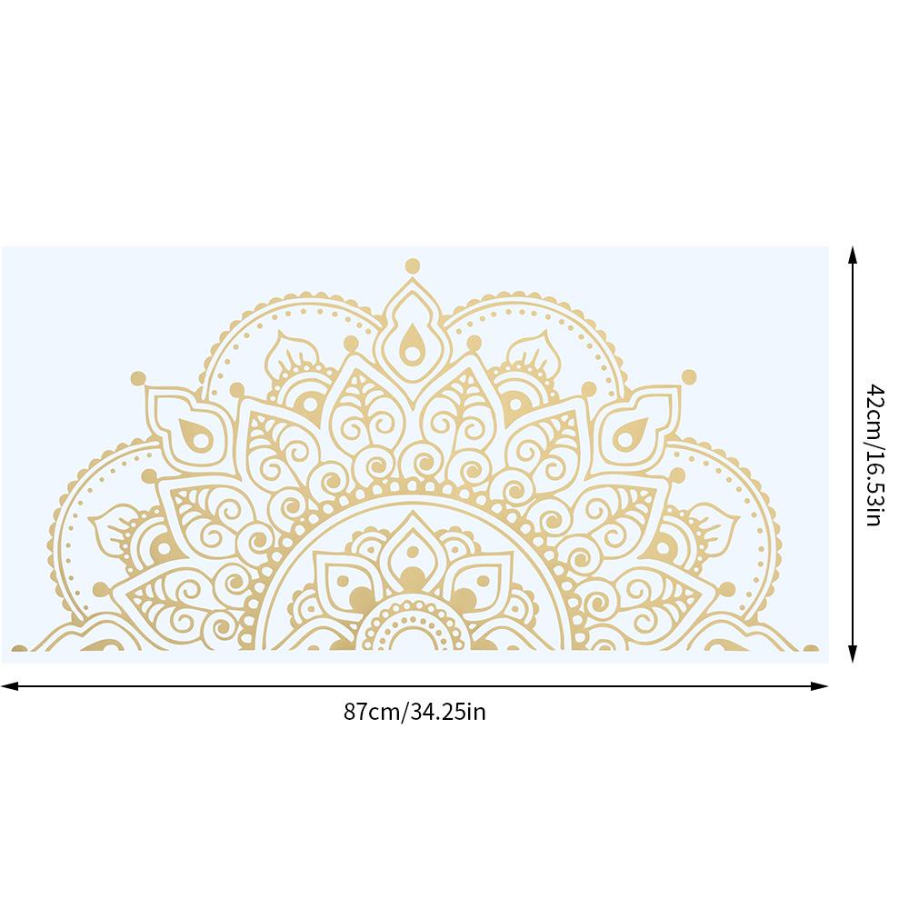 KUNHEV Decal dán tường Họa Tiết Mandala Độc Đáo