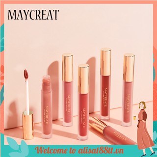 Son kem lì MAYCREATE không khô môi và không bết dính màu sắc thời trang
