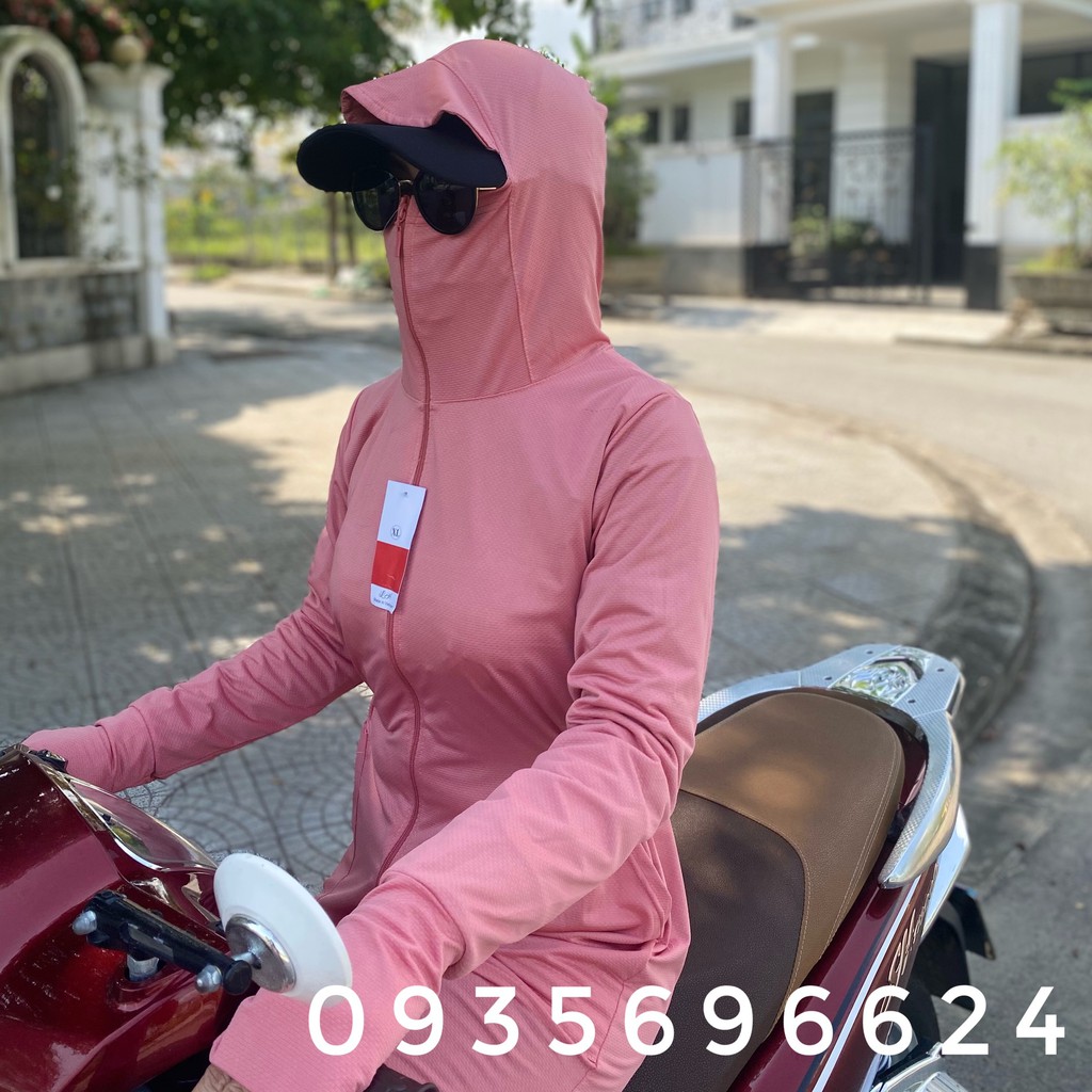 Áo Choàng Chống Nắng Nữ BG Thông Hơi Chống Tia UV Cao Cấp Chất Dày Cực Mát Freesize | BigBuy360 - bigbuy360.vn
