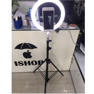 Đèn livestream size 26cm thân cao tối đa 2.1m siêu chắc chắn