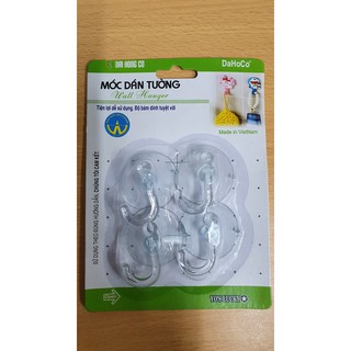 Combo 10 vỉ Móc Dán Tường Dahoco - Vỉ 4 chiếc 0.8kg (DHC-22N)