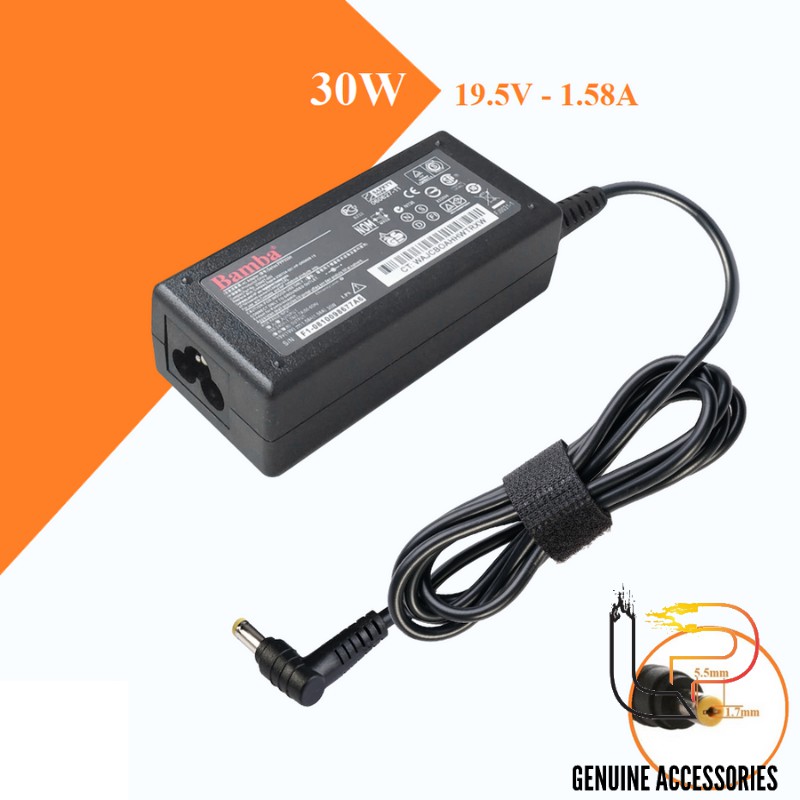 BỘ SẠC LAPTOP DELL 19.5V - 1.58A - ADAPTER LAPTOP DELL 19.5V - 1.58A